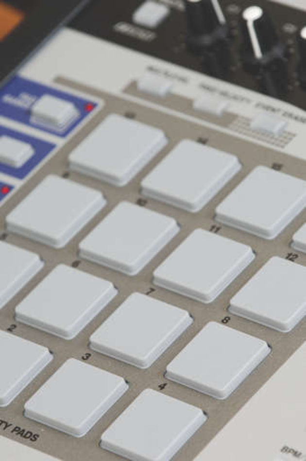 The touch pads are velocity and after-touch sensitive.
